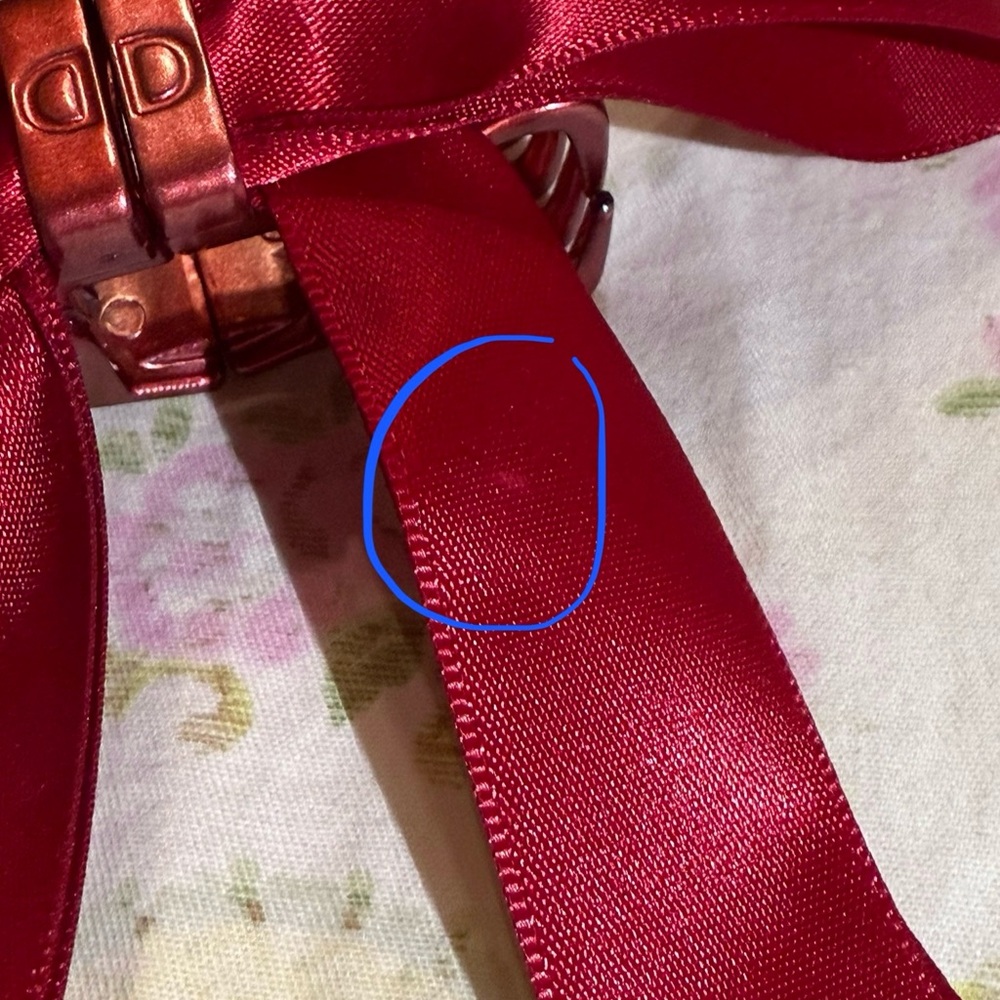 Dafni Klix The Bow in burgundy - Picture 3 of 4